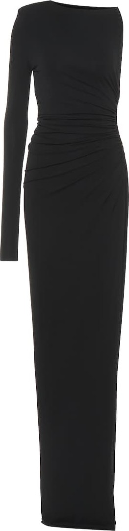 Alexandre Vauthier Stretch jersey asymmetric dress