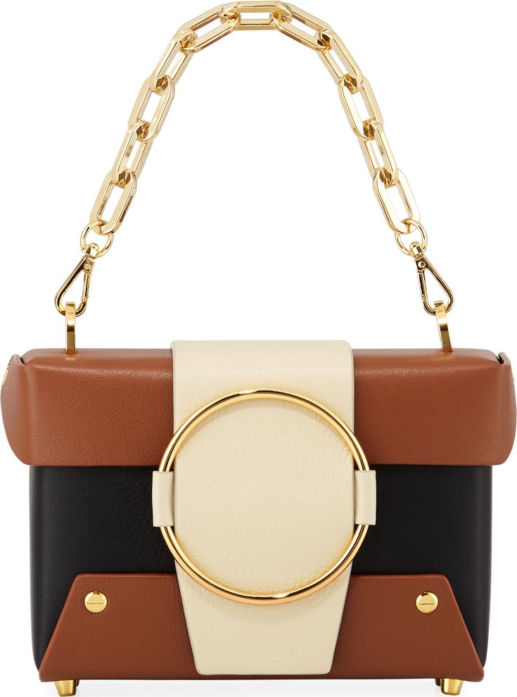 Yuzefi Asher Colorblock Crossbody Bag, Black