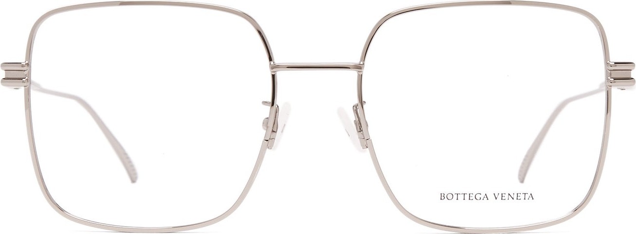 Bottega Veneta Oversized square metal glasses