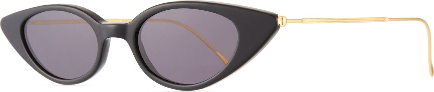 Illesteva Marianne Cat-Eye Acetate & Steel Sunglasses