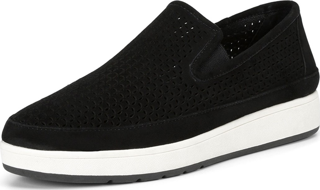 Donald J Pliner Maddox Perforated Suede Slip-On Sneakers