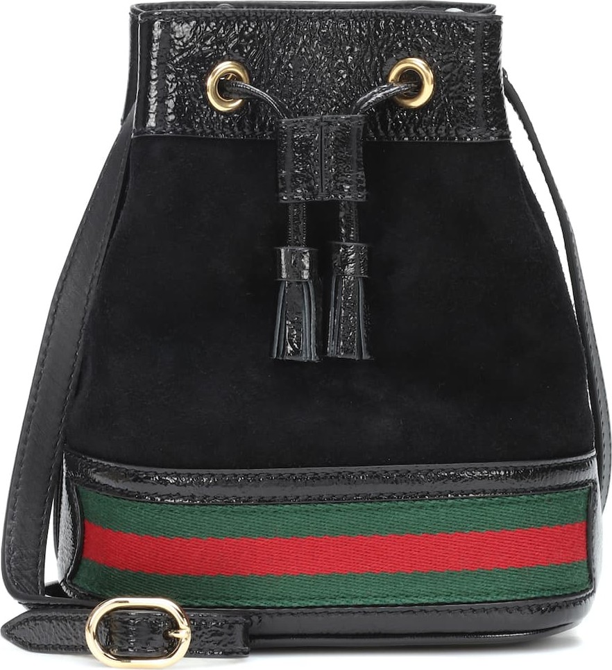 Gucci Ophidia leather bucket bag