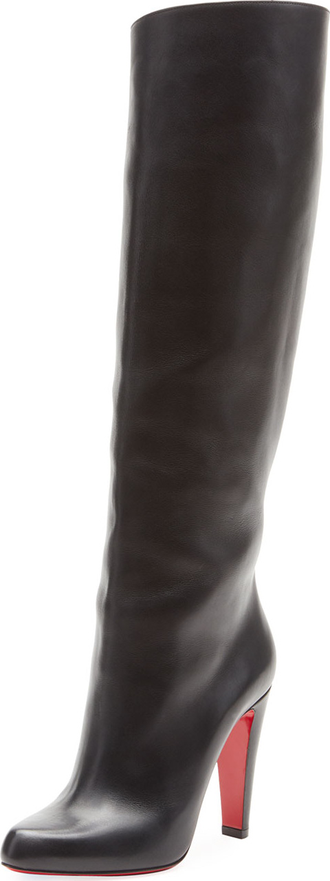 Christian Louboutin Marmara Botta Red Sole Knee Boot