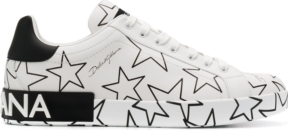 Dolce & Gabbana Star print Portofino sneakers