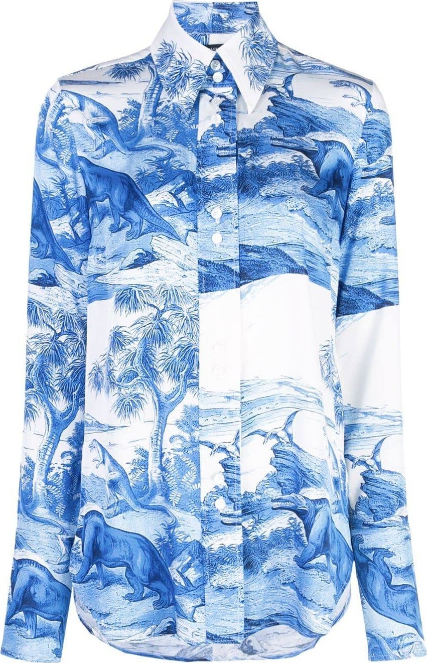 Ellery dinosaur print shirt