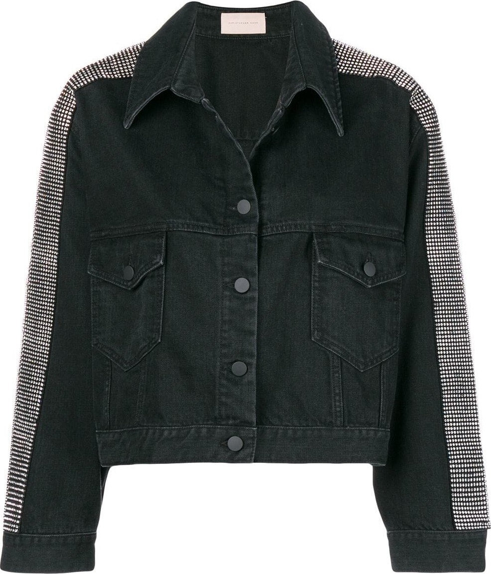 Christopher Kane crystal embellished denim jacket