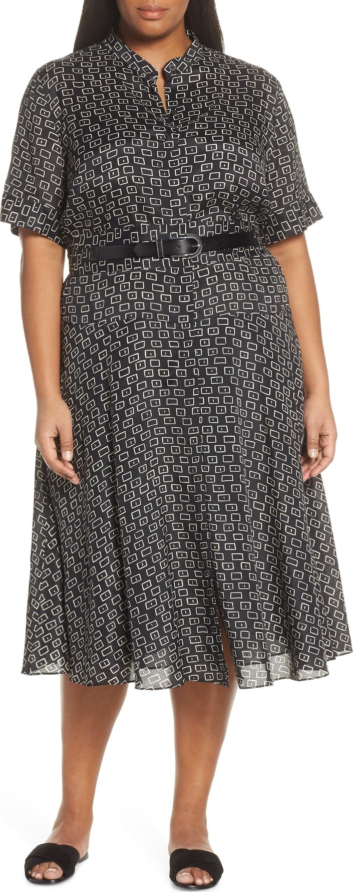 Lafayette 148 New York Augustina Piazza Print Dress