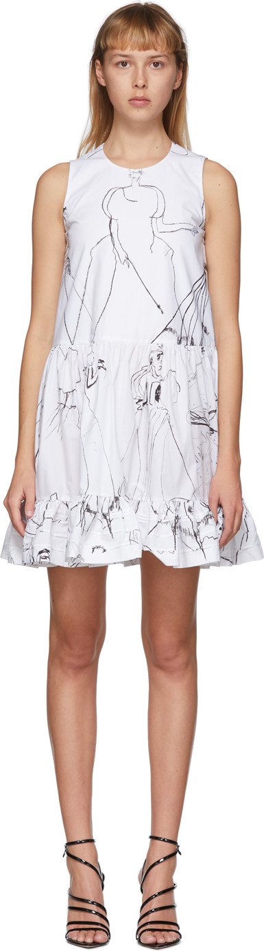 Alexander McQueen White Dancing Girls Dress