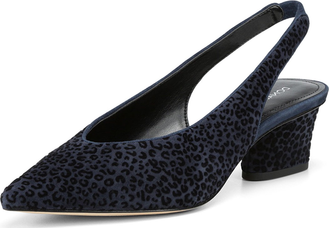 Donald J Pliner Gema Low-Heel Leopard Slingback Pumps