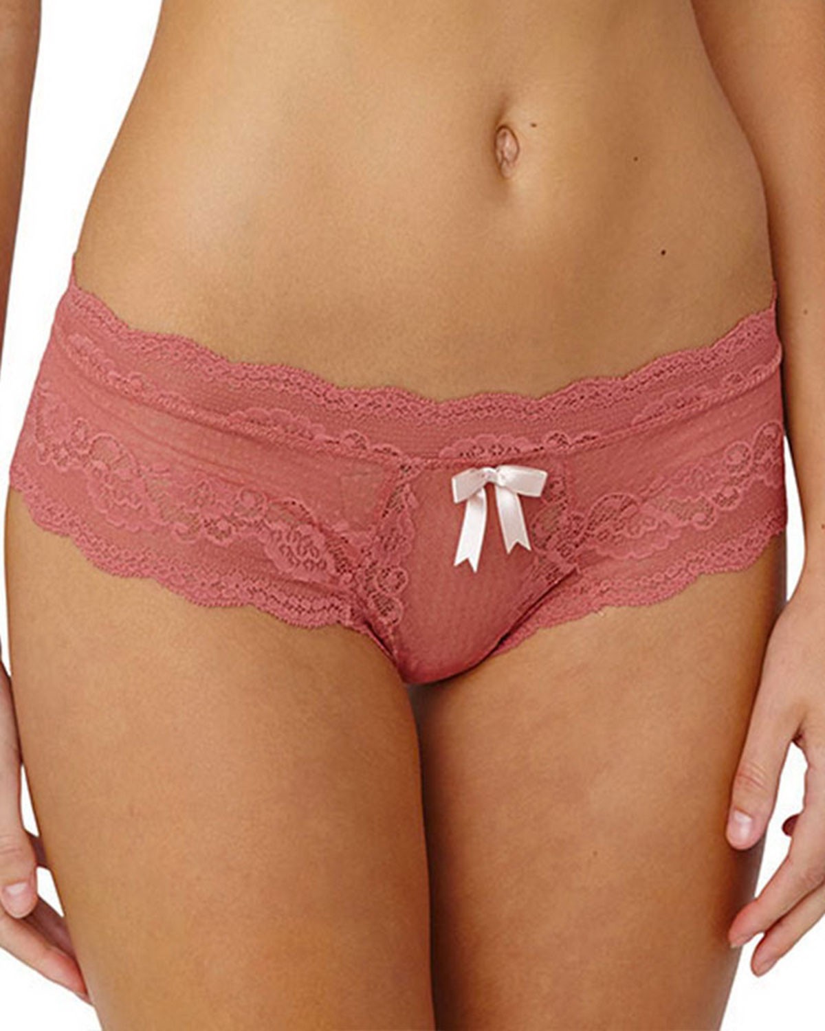 Eberjey Anouk Lace-Trim Boy Thong