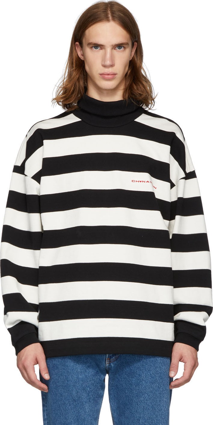 Alexander Wang Black & White 'Chynatown' Sweatshirt