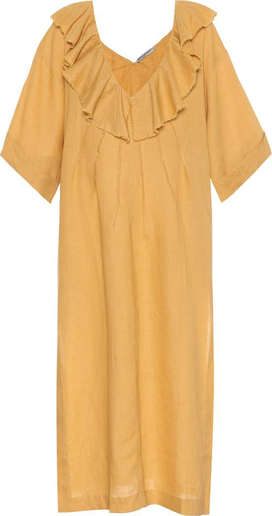 Three Graces London Inez linen caftan