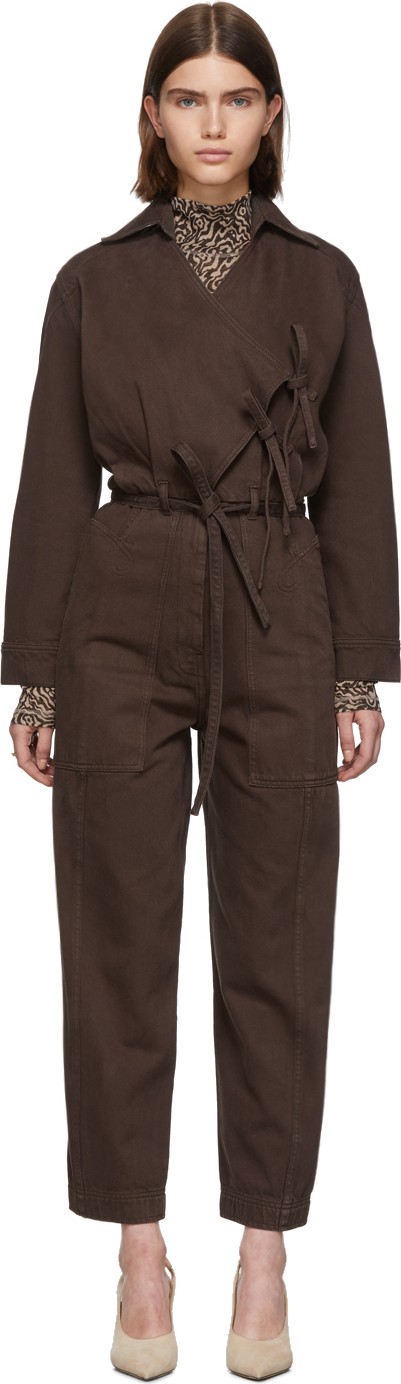 Nanushka Brown Naki Jumpsuit