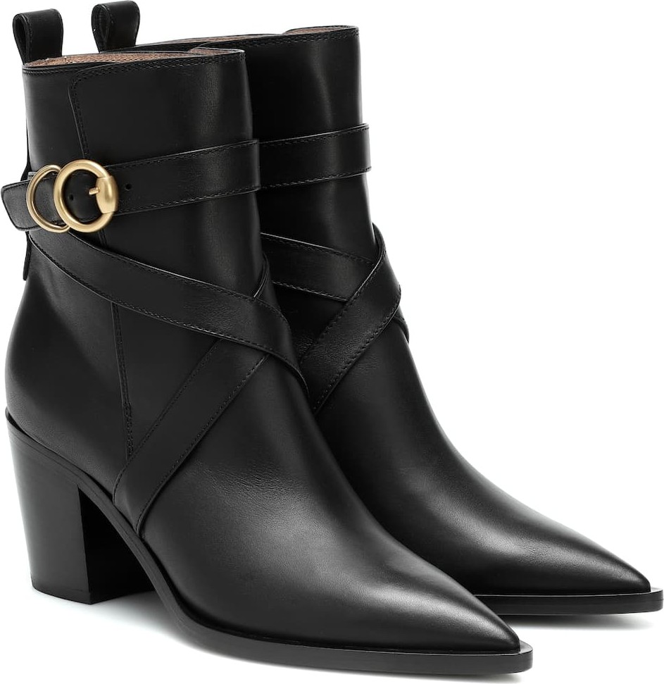 Gianvito Rossi Leather ankle boots