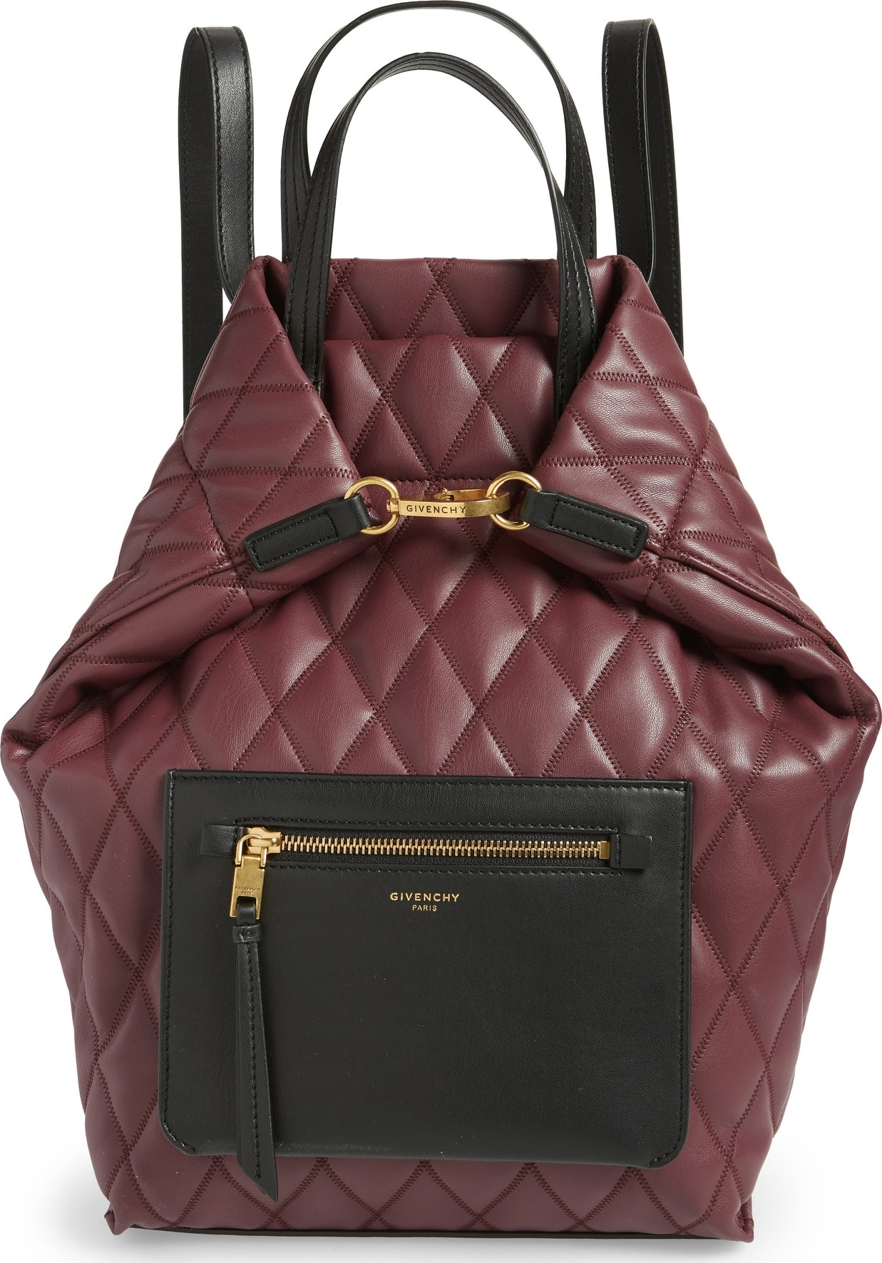 Givenchy Duo Quilted Faux Leather Backpack