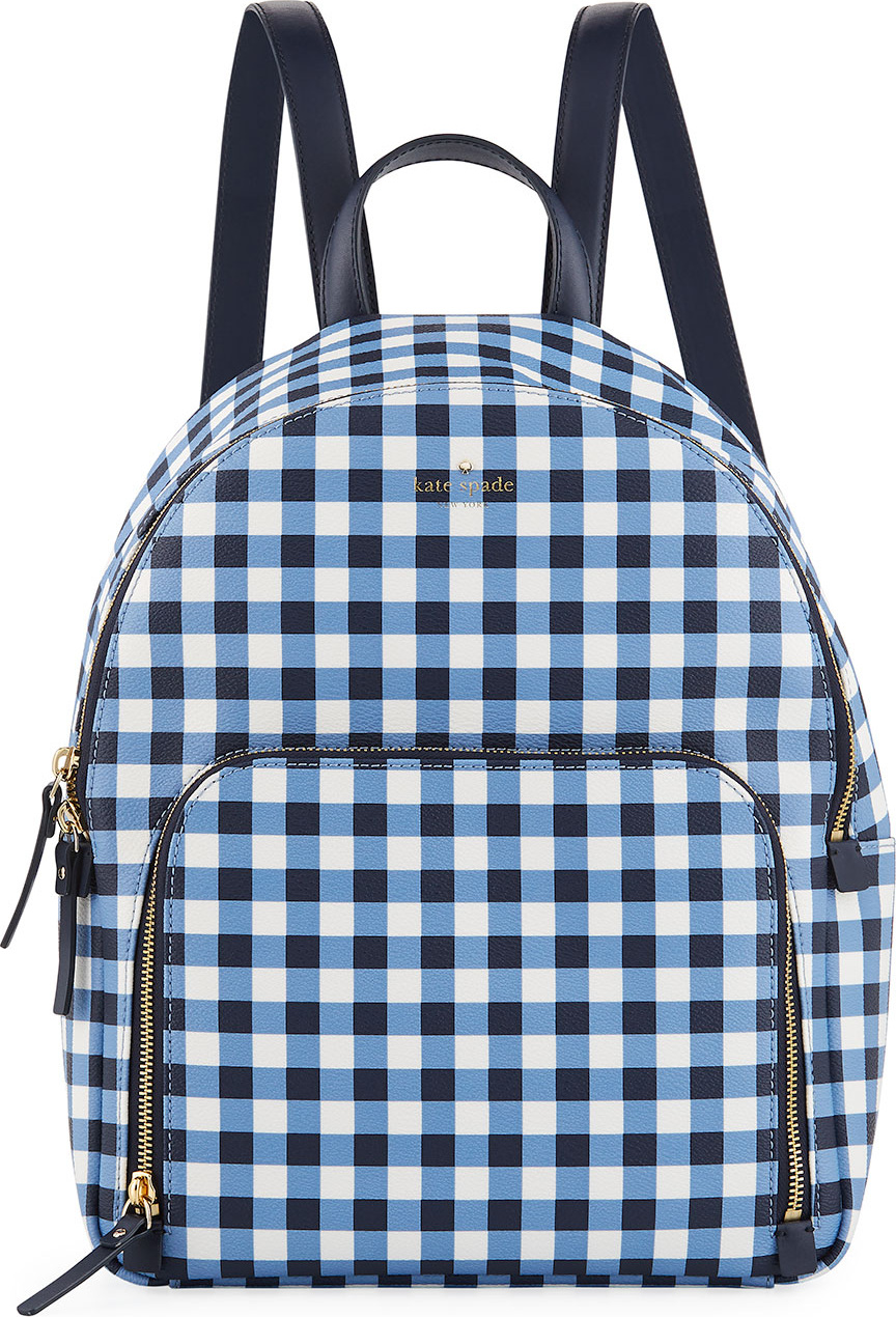 Kate Spade New York hyde lane gingham hartley backpack