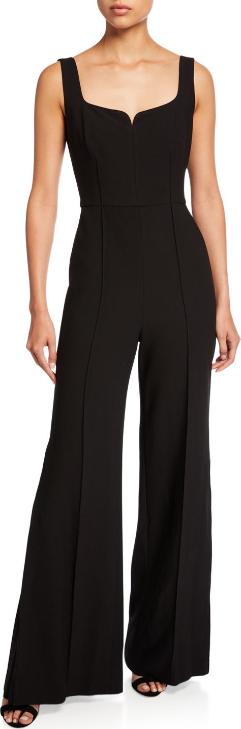 KOBI HALPERIN Ainsley Sleeveless Wide-Leg Jumpsuit