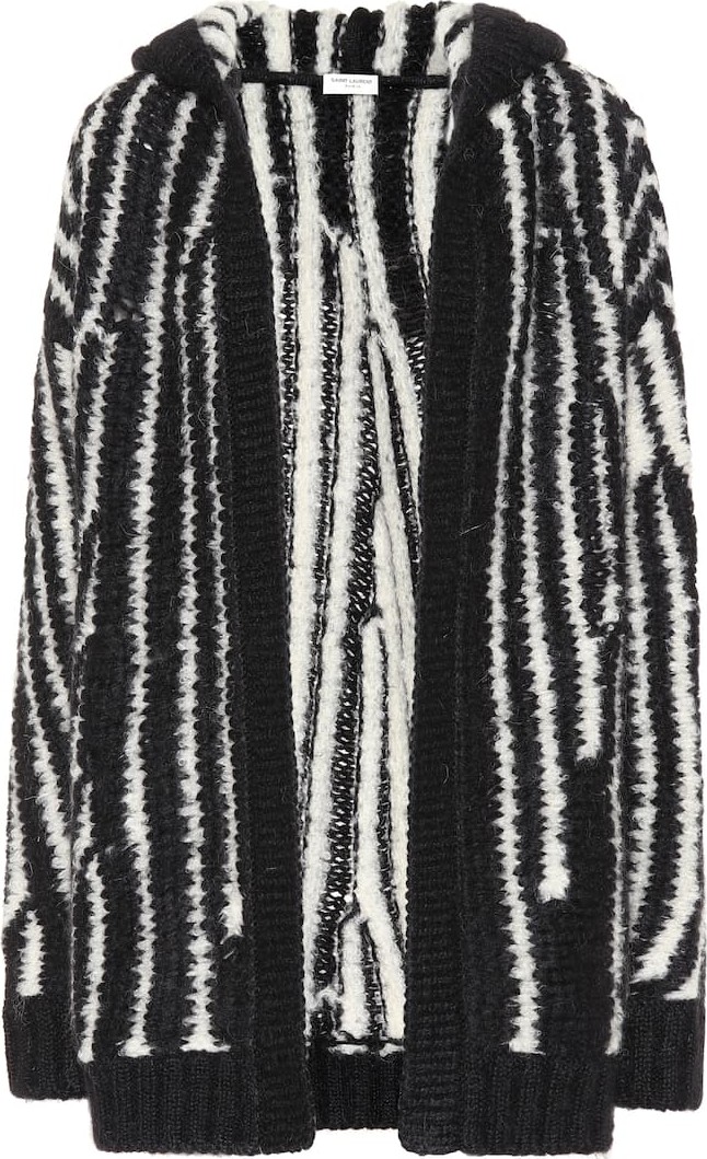 Saint Laurent Mohair-blend cardigan Saint Laurent Mohair-blend cardigan