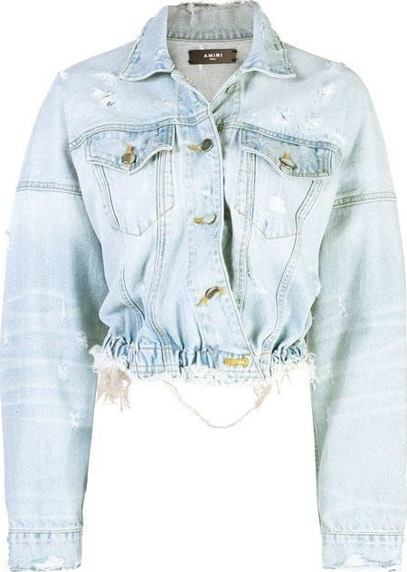 Amiri cropped denim jacket