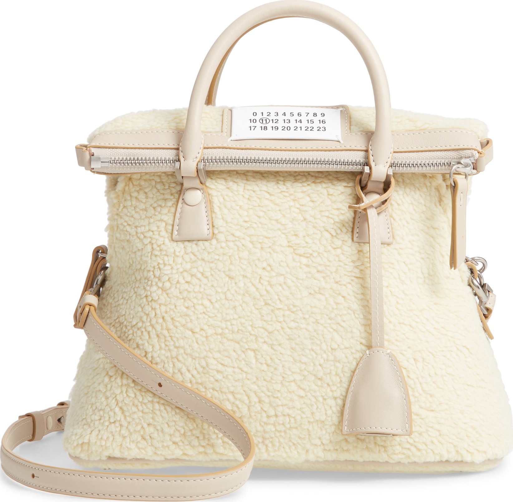 Maison Margiela 5AC Faux Shearling Handbag