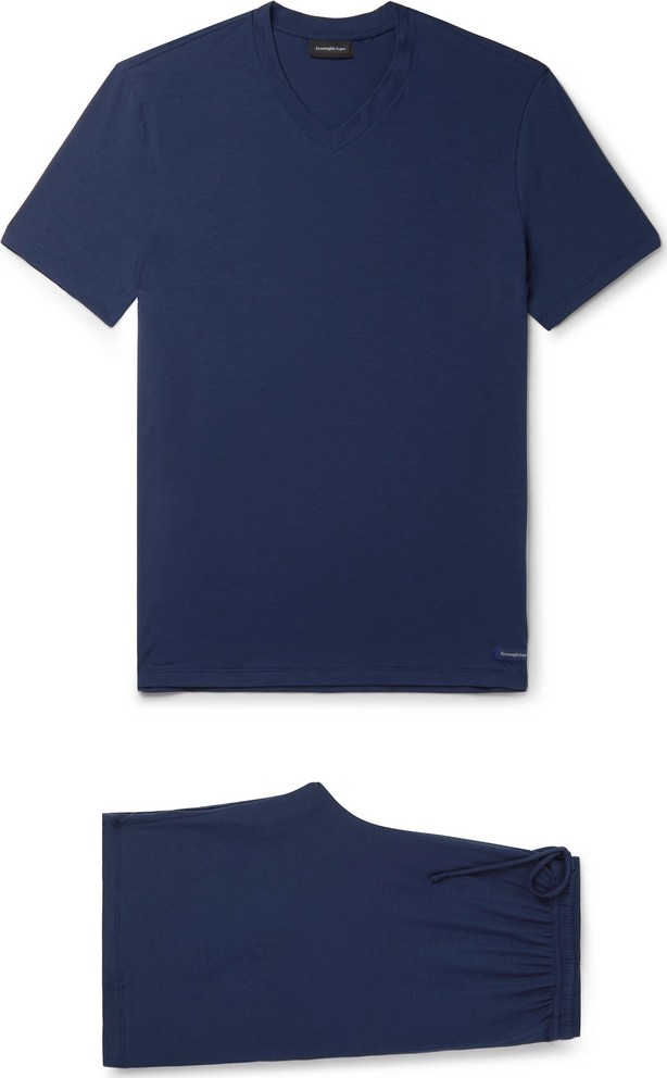 Ermenegildo Zegna Stretch Modal-Blend Pyjama Set