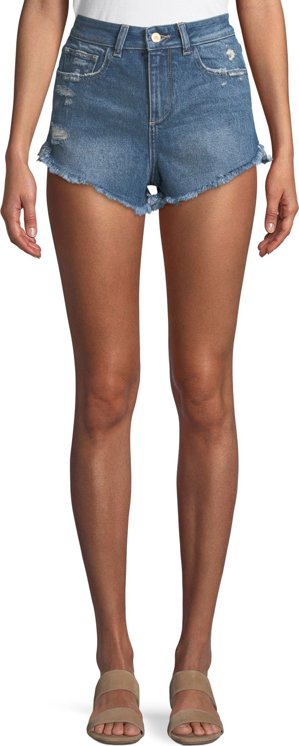DL1961 Cleo High-Rise Cutoff Shorts