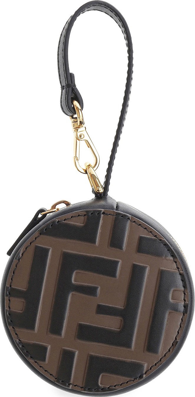 Fendi FF Leather Charm