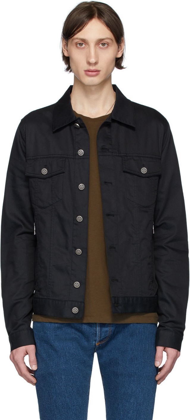 Balmain Black Logo Stamp Jacket