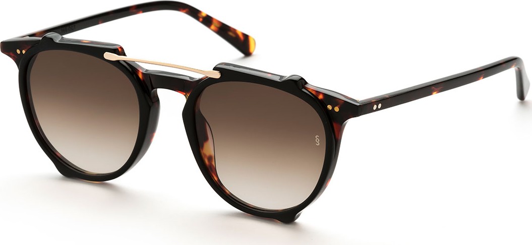 Sunday Somewhere Odin Acetate & Metal Round Sunglasses