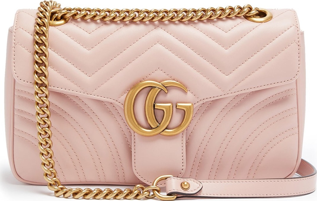 Gucci GG Marmont small quilted-leather shoulder bag