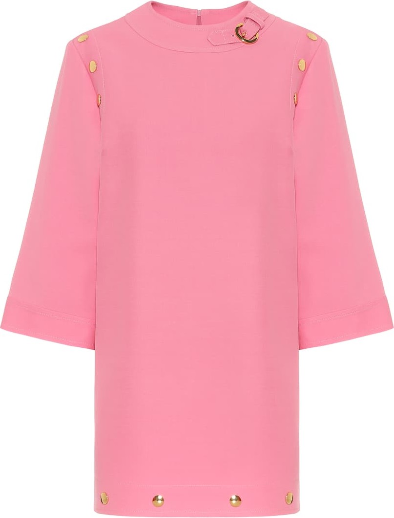 Gucci Silk and wool cady minidress