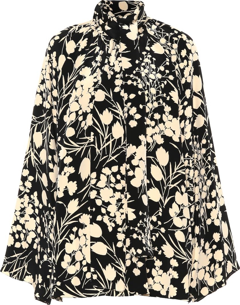 THE ROW Merrian printed silk blouse