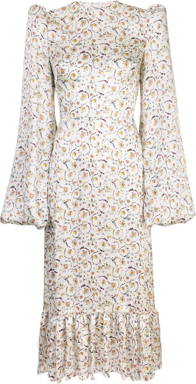 The Vampire's Wife floral print Belle midi dress