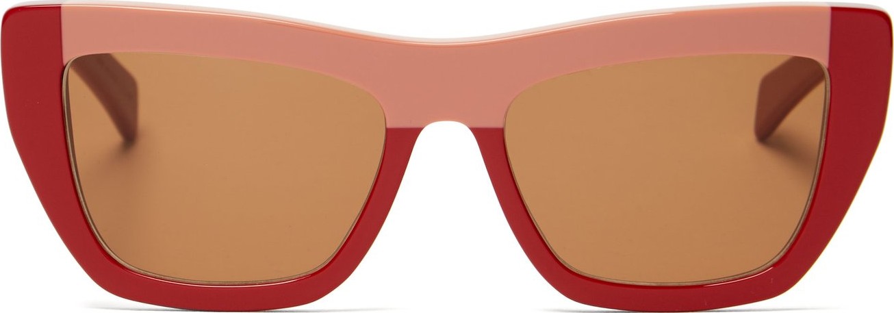 Marni Colour-block acetate sunglasses