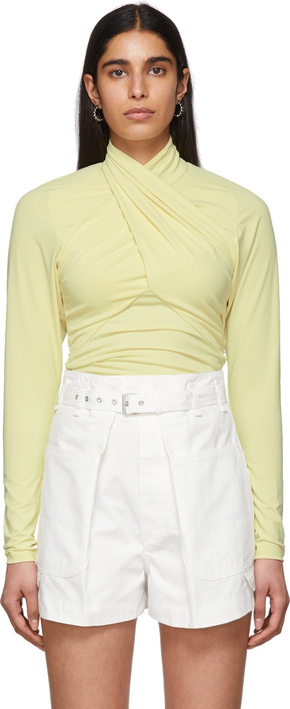 Isabel Marant Yellow Georgina Blouse