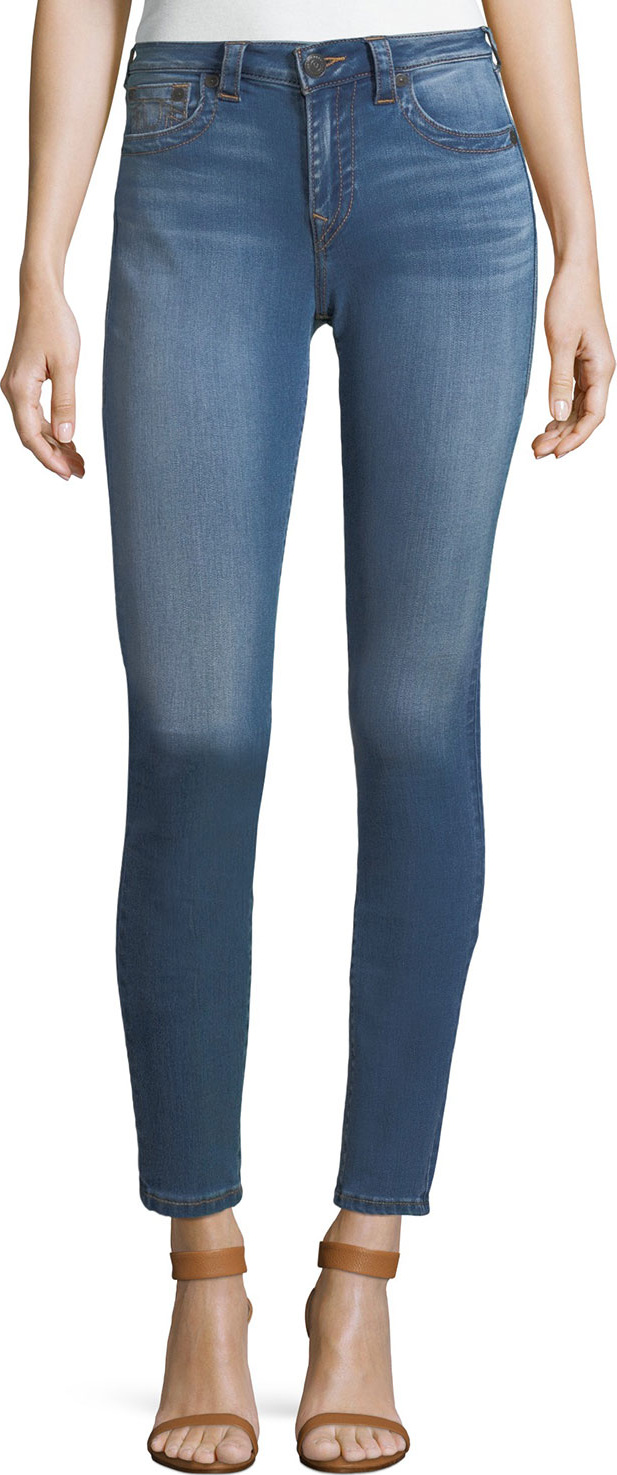 True Religion Jennie Curvy Mid-Rise Skinny Jeans