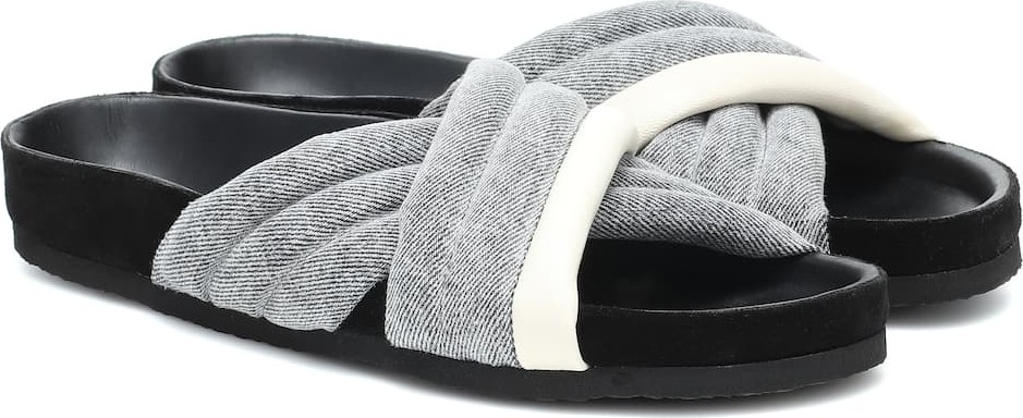 Isabel Marant Holden denim slides