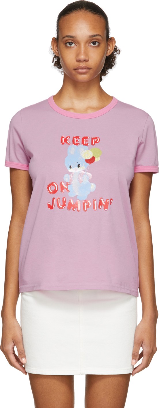 MARC JACOBS Pink Magda Archer Edition 'The Collaboration' T-Shirt