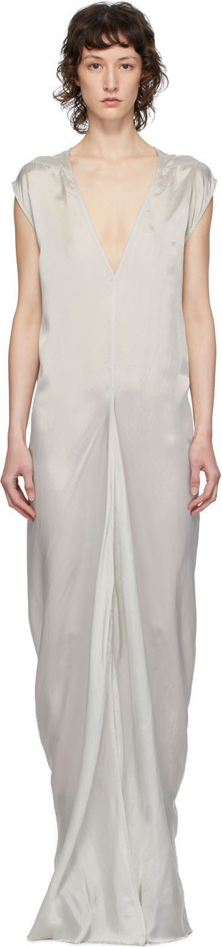 Rick Owens Grey V Dress