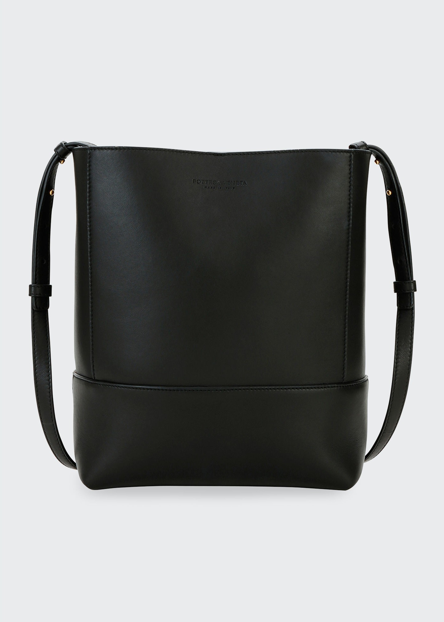 Bottega Veneta Small Napa Leather Crossbody Bucket Bag