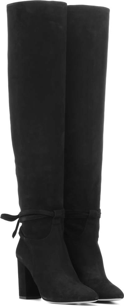 Aquazzura Milano 85 suede boots