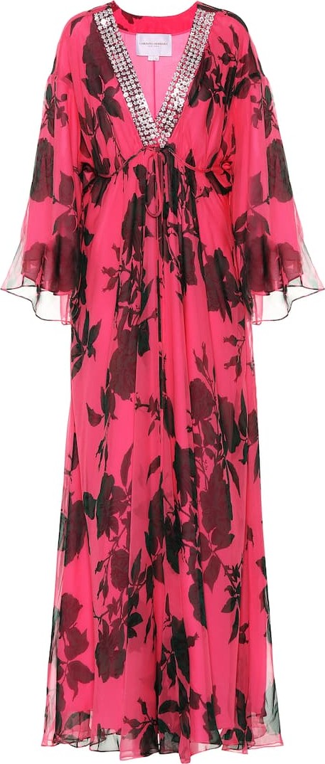 Carolina Herrera Printed silk maxi dress