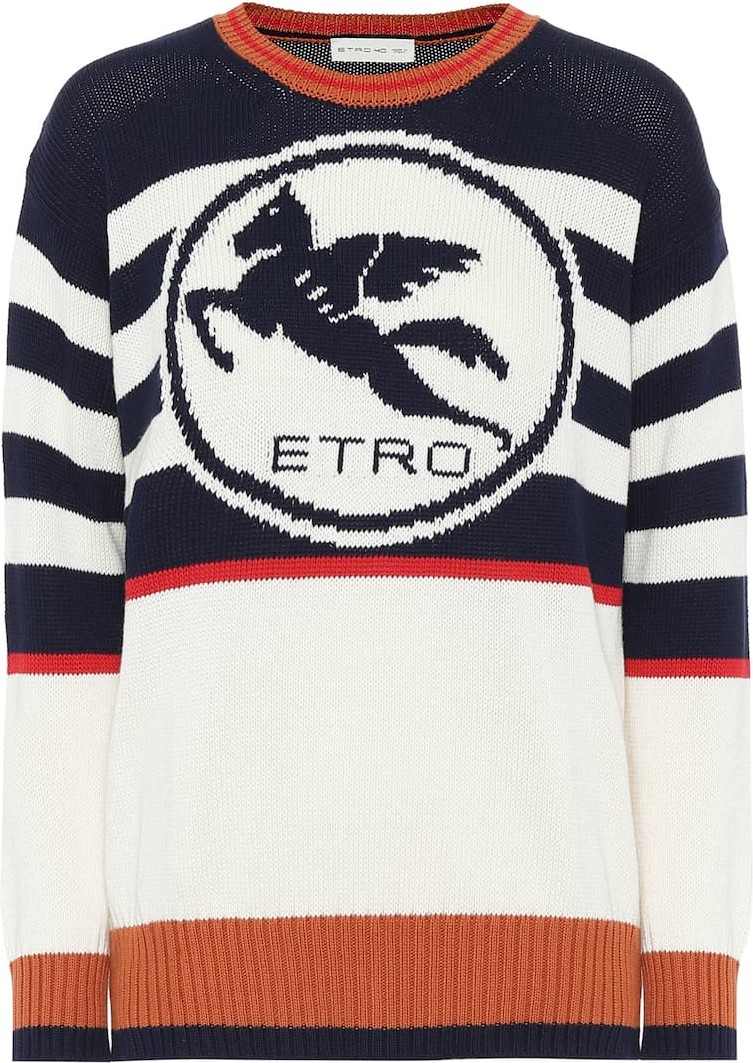 Etro Striped cotton sweater