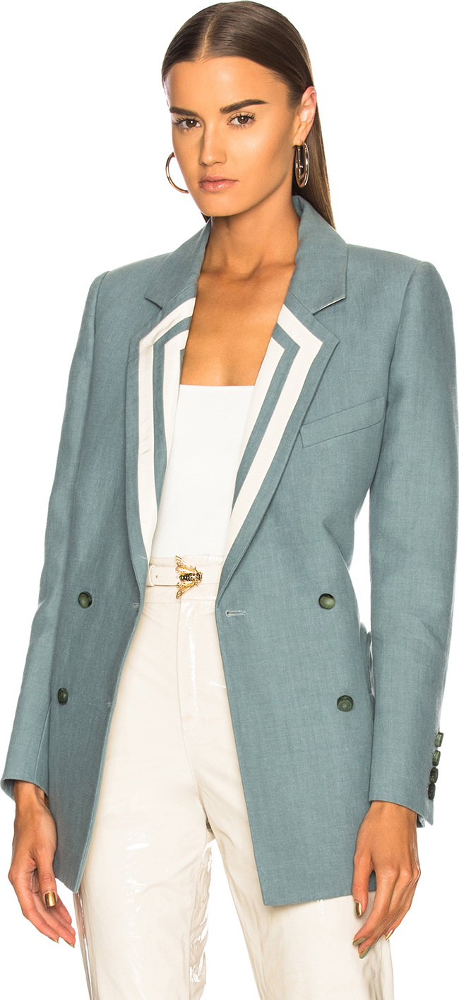 Blazé Milano Midday Sun Sky Everyday Double Breasted Blazer