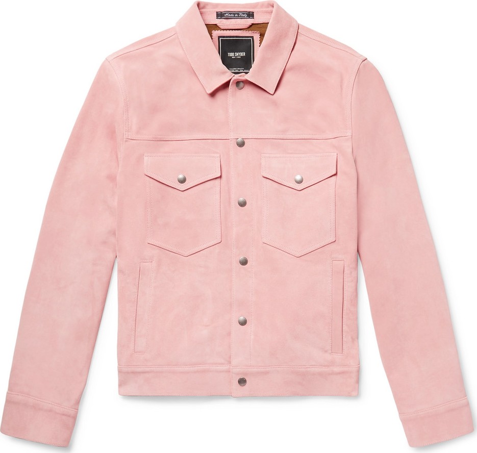 Todd Snyder Dylan Suede Trucker Jacket