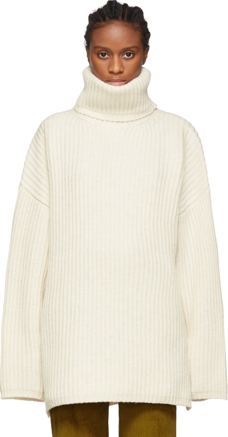 Acne Studios Off-White New Disa Turtleneck