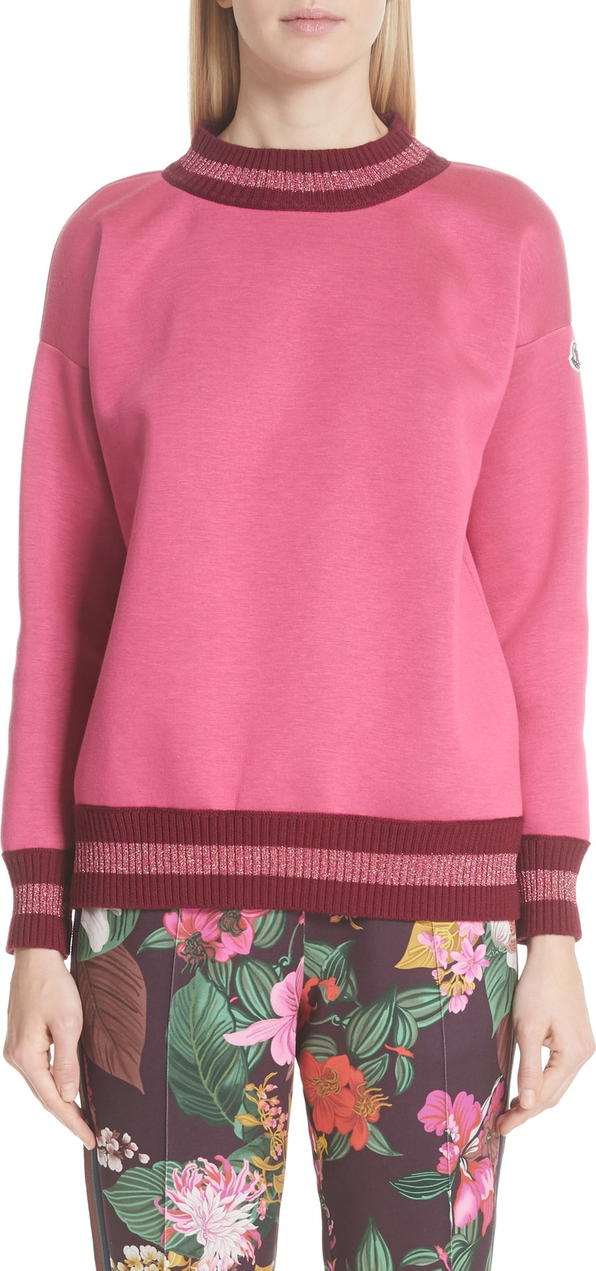 Moncler Metallic Trim Sweatshirt