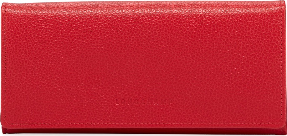 Longchamp Le Foulonne Pebbled Leather Wallet