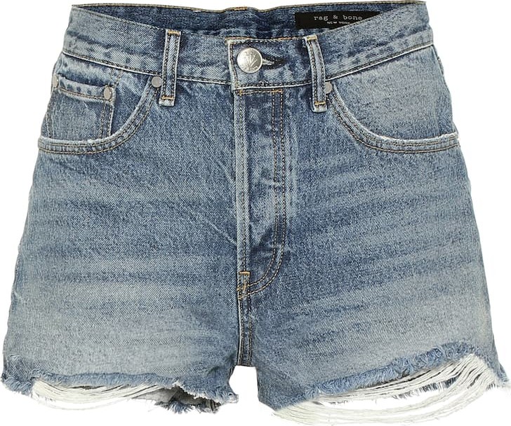 Rag & Bone Maya high-rise denim shorts