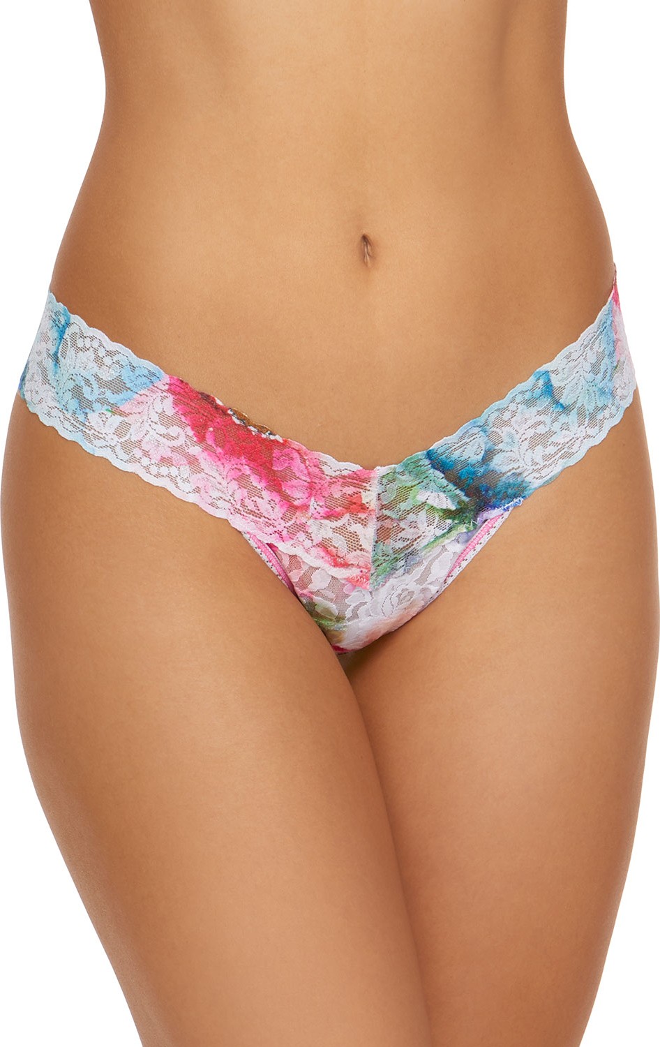Hanky Panky Impressionista Low-Rise Lace Thong
